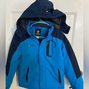 Gemyse Winter Coat Blue Boys Size 10/12 Like New